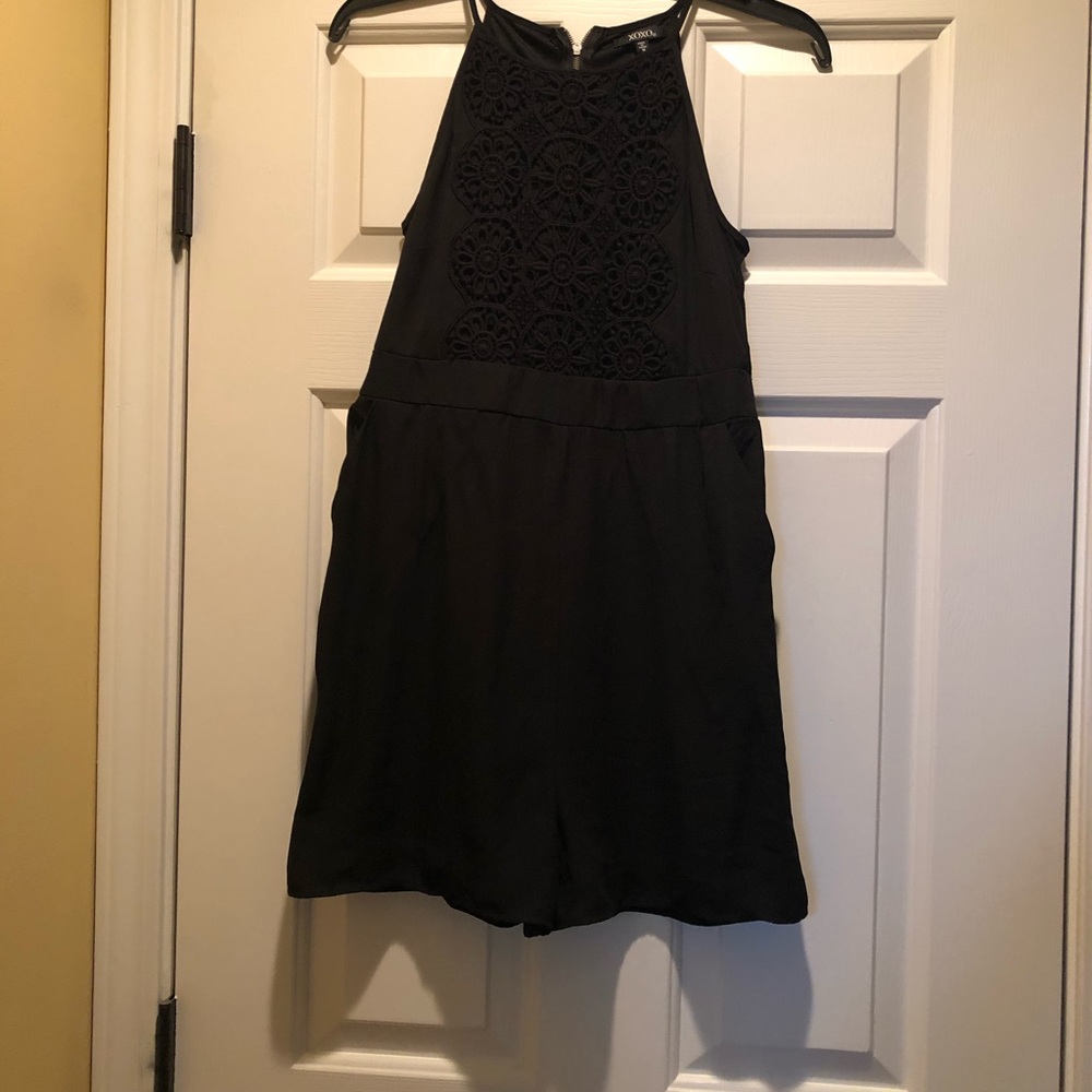 XOXO size medium black romper